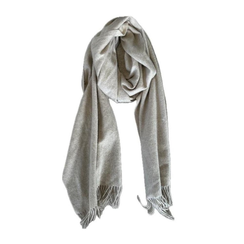auxiliary aspen cashmere scarf beige / ivory